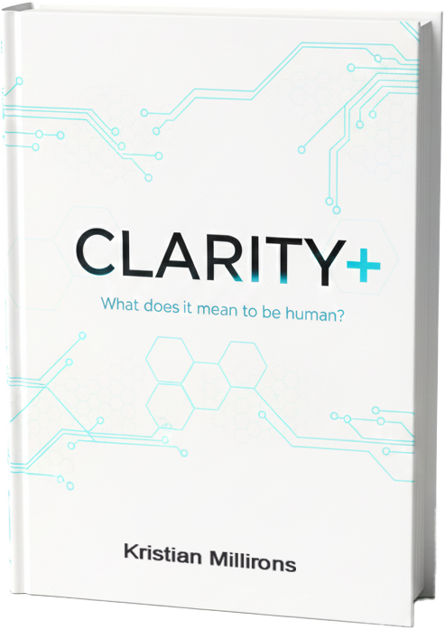 Clarity+ book cover mockup